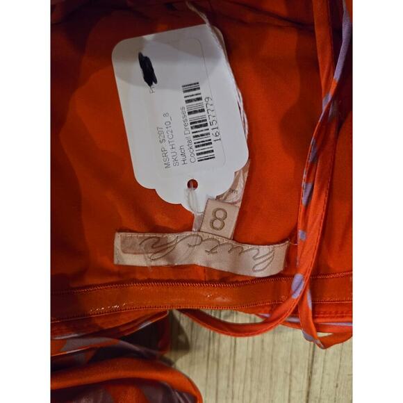 Hutch Women's Reggy Size 8 Multicolor Spaghetti Strap Mini Dress Party/Cocktail - Picture 10 of 10